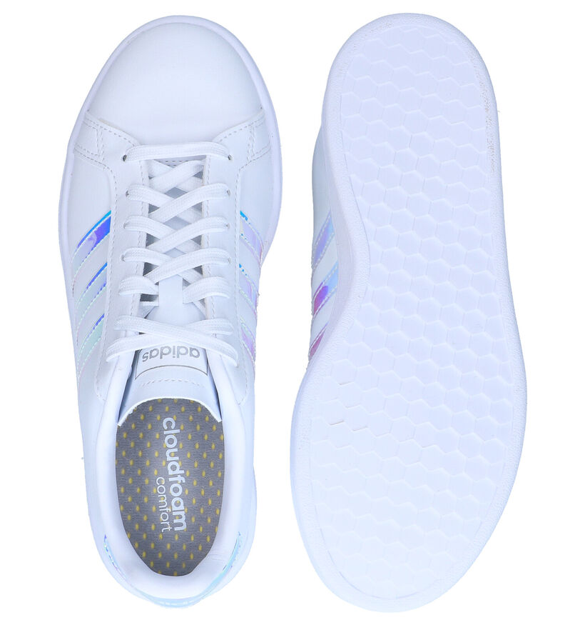 adidas Grand Court Baskets en Blanc pour femmes (284797) - pour semelles orthopédiques
