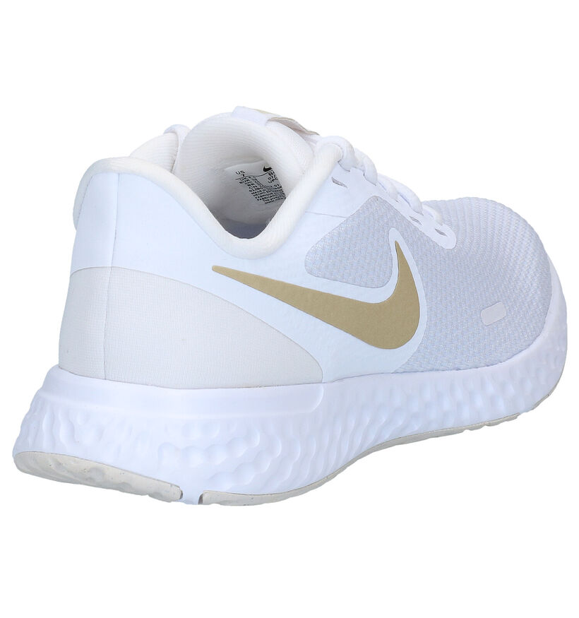 Nike Revolution 5 Zwarte Sneakers in kunstleer (290920)