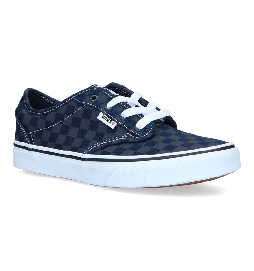 Vans Atwood Baskets de skate en Bleu pour garçons (321093)