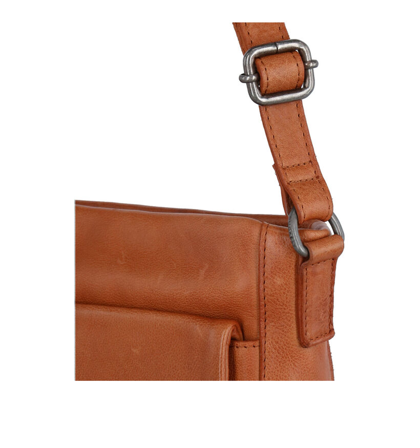 Burkely Just Jackie Grijze Crossbody Tas in leer (297305)