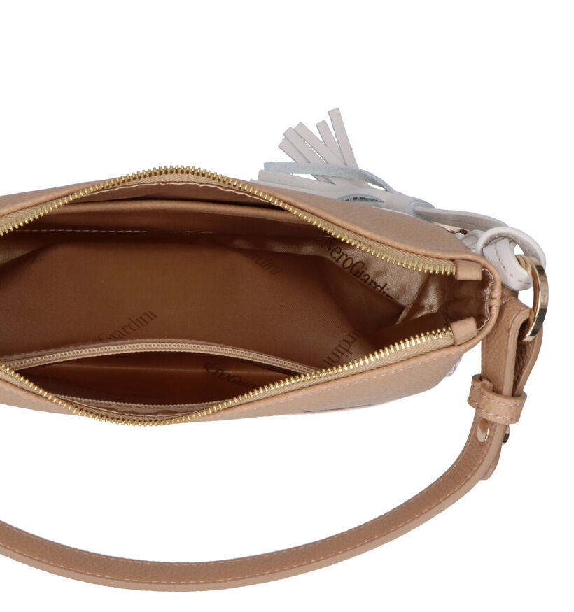 NeroGiardini Sac à bandoulière en Beige en simili cuir (325398)