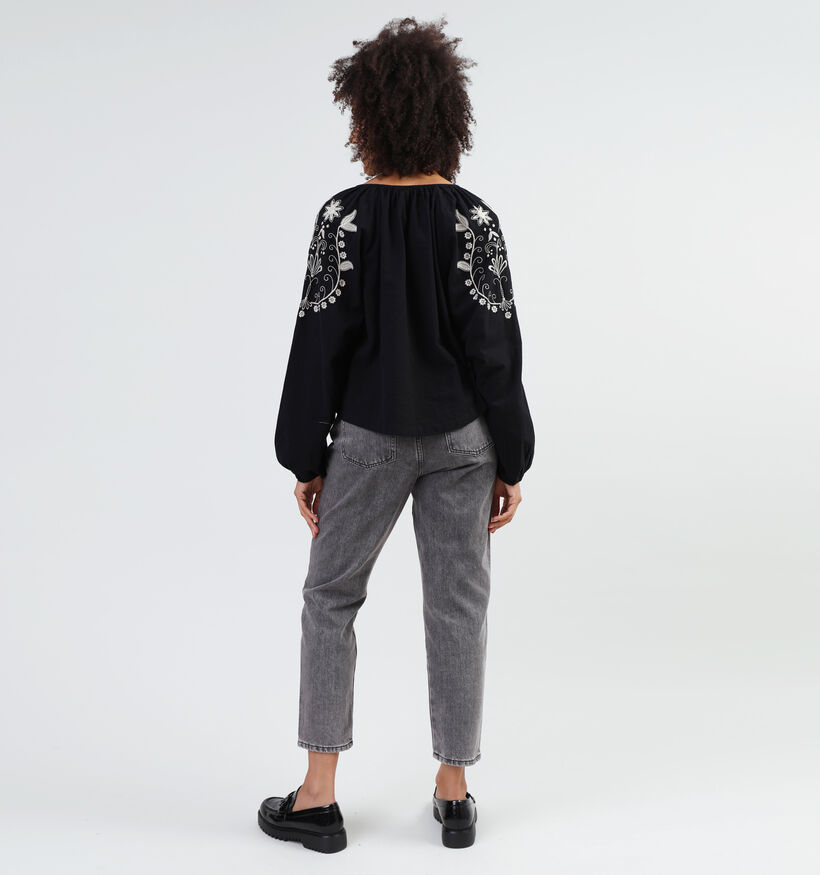JDY Bianca Zwarte Blouse voor dames (346429)