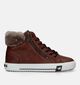 Mustang Cognac Hoge sneakers voor dames (331681)