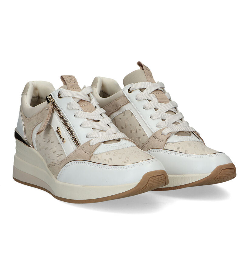 Tamaris Baskets casual en Blanc en cuir (320517)