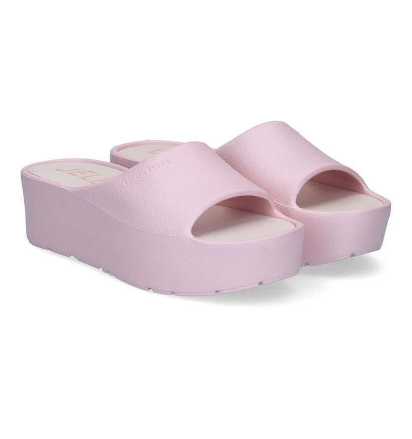 Lemon Jelly Sunny Roze Badslippers voor dames (310278) - geschikt voor steunzolen