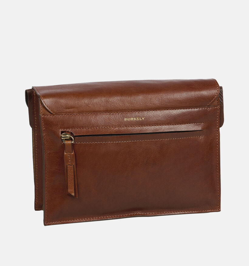 Burkely Fine Florence Sac port&eacute; crois&eacute; en Marron pour femmes (372502)