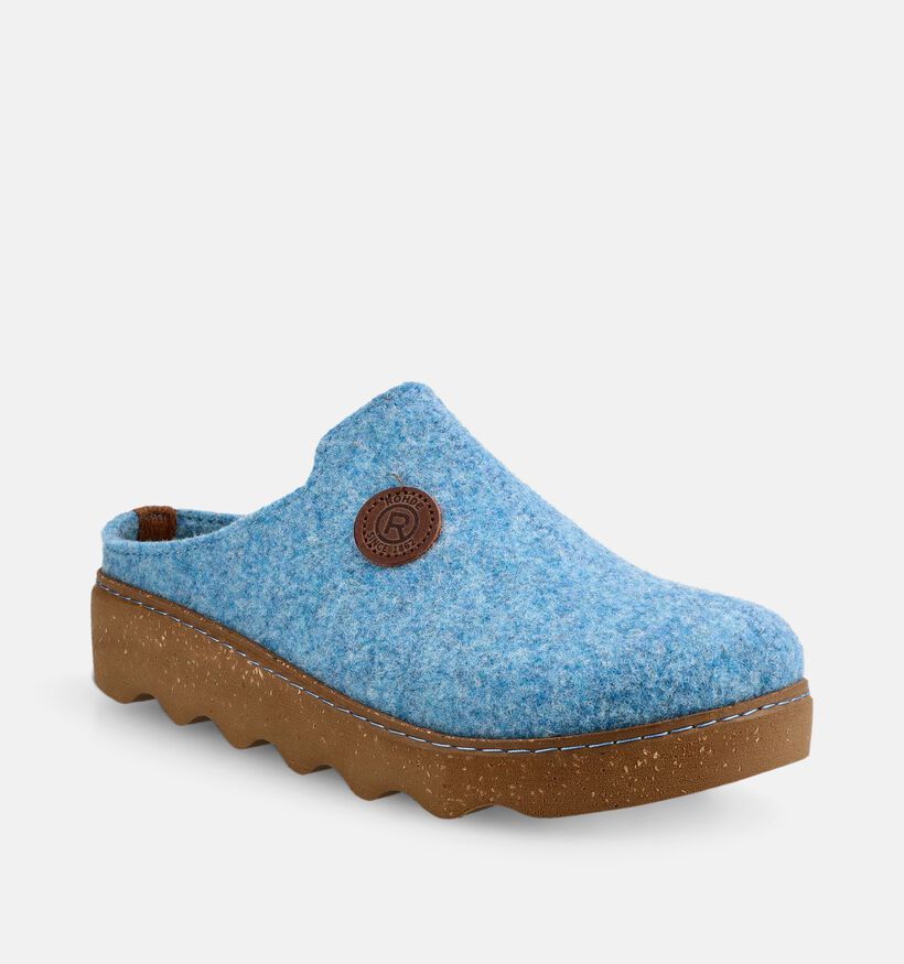 Rohde Foggia Blauwe Open Pantoffels voor dames (379797) - geschikt voor steunzolen