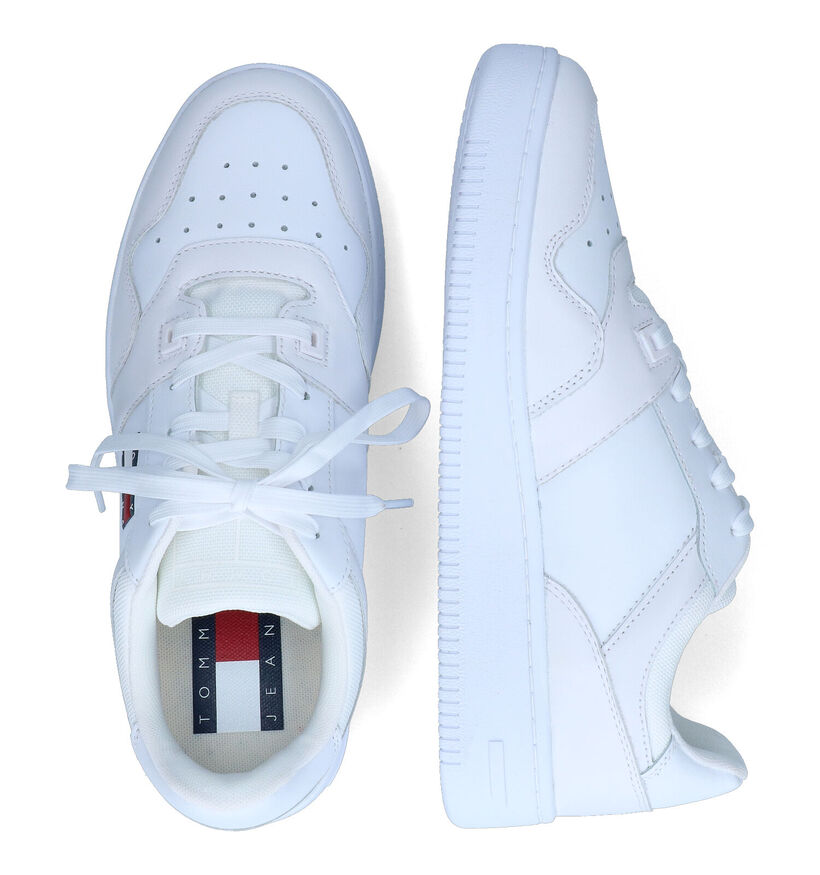 Tommy Hilfiger Retro Witte Sneakers voor heren (318281) - geschikt voor steunzolen