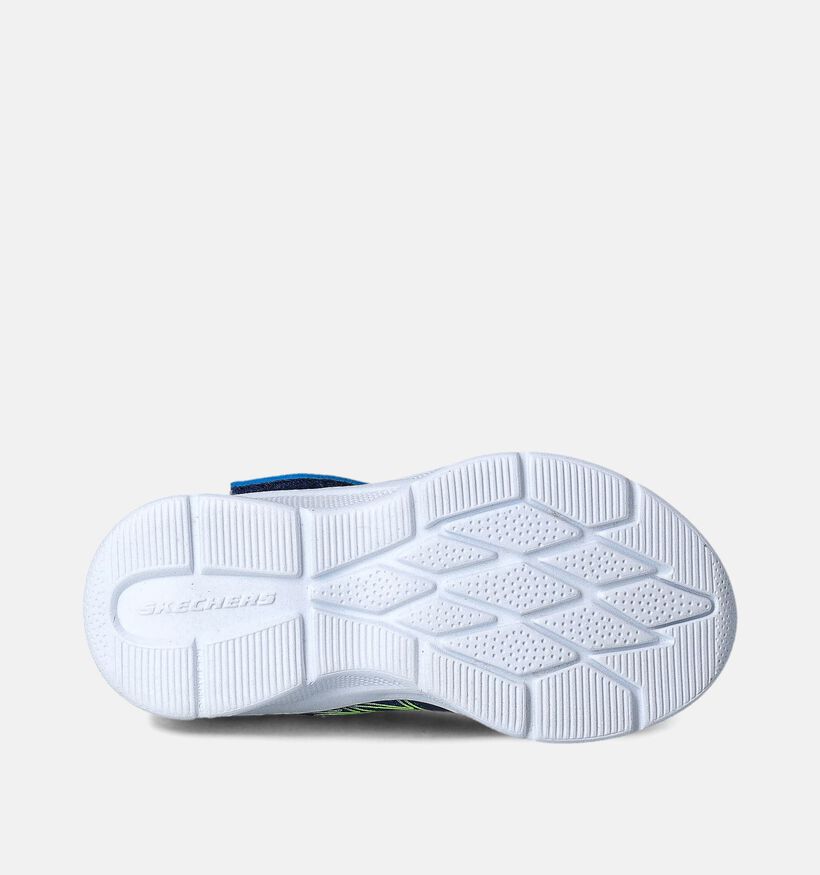 Skechers Microspec Texlor Blauwe Sneakers voor meisjes (361590)