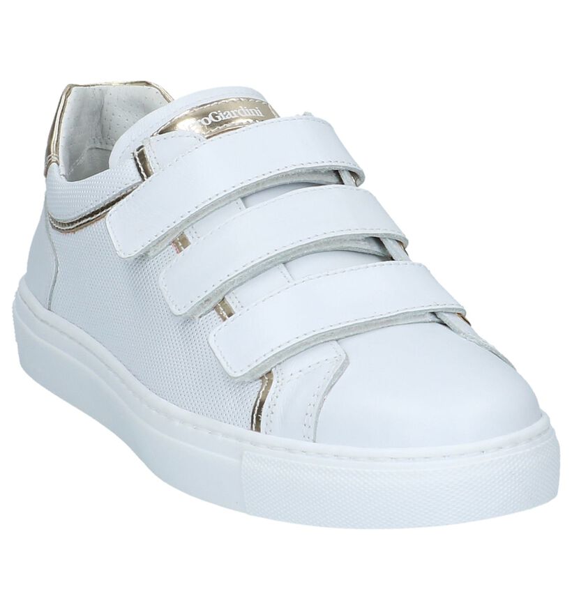 Witte Sneakers met Velcro NeroGiardini, , pdp