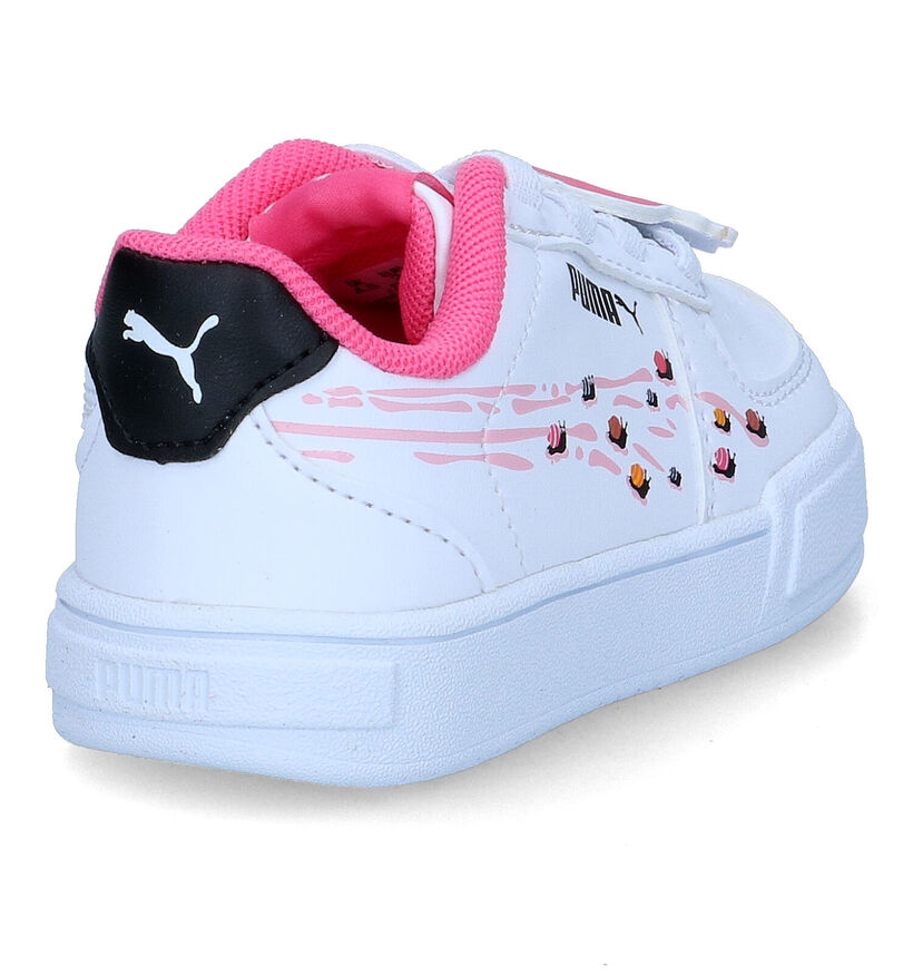 Puma Caven Small World Baskets en Blanc pour filles (311292)