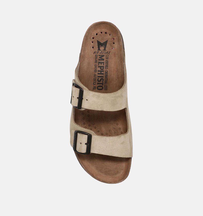 Mephisto Nerio Sandvel Beige Slippers voor heren (355188)