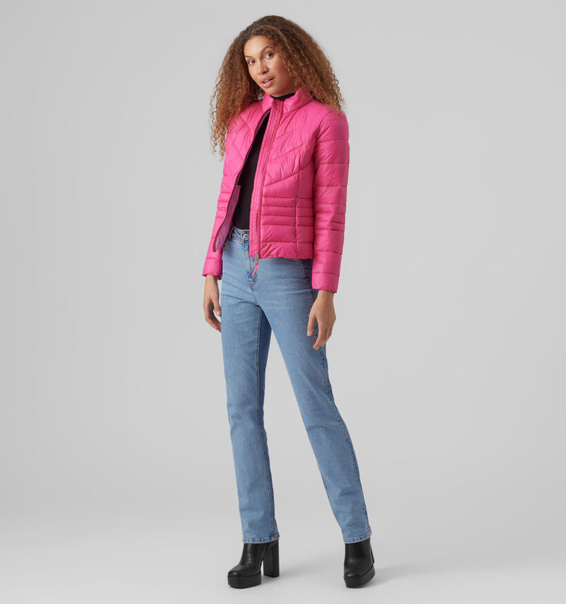 Vero Moda Sorayasiv Bomber Jacket en Fuchsia pour femmes (326952)