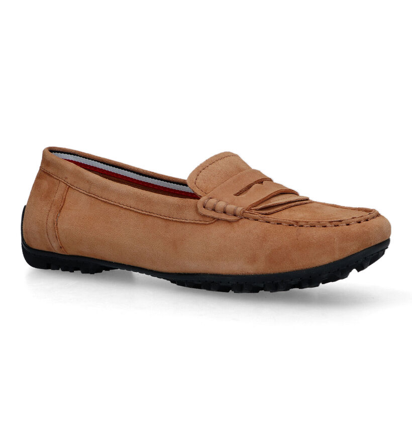 Geox Kosmopolis Grip Cognac Mocassins voor dames (326672) - geschikt voor steunzolen