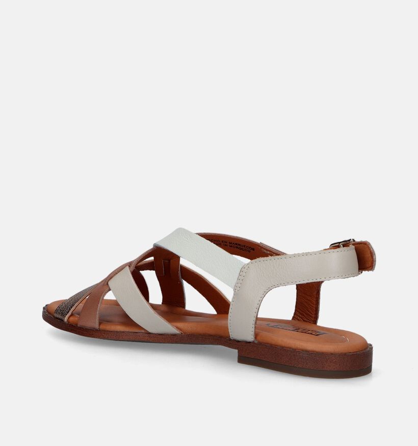 Pikolinos Algar Beige Platte sandalen voor dames (339572)
