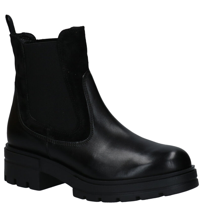 Sweet Lemon Bodyl Zwarte Chelsea Boots in daim (288508)