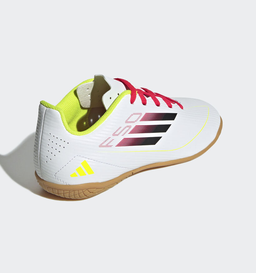 adidas F50 Club Witte Voetbalschoenen voor jongens, meisjes (361505)