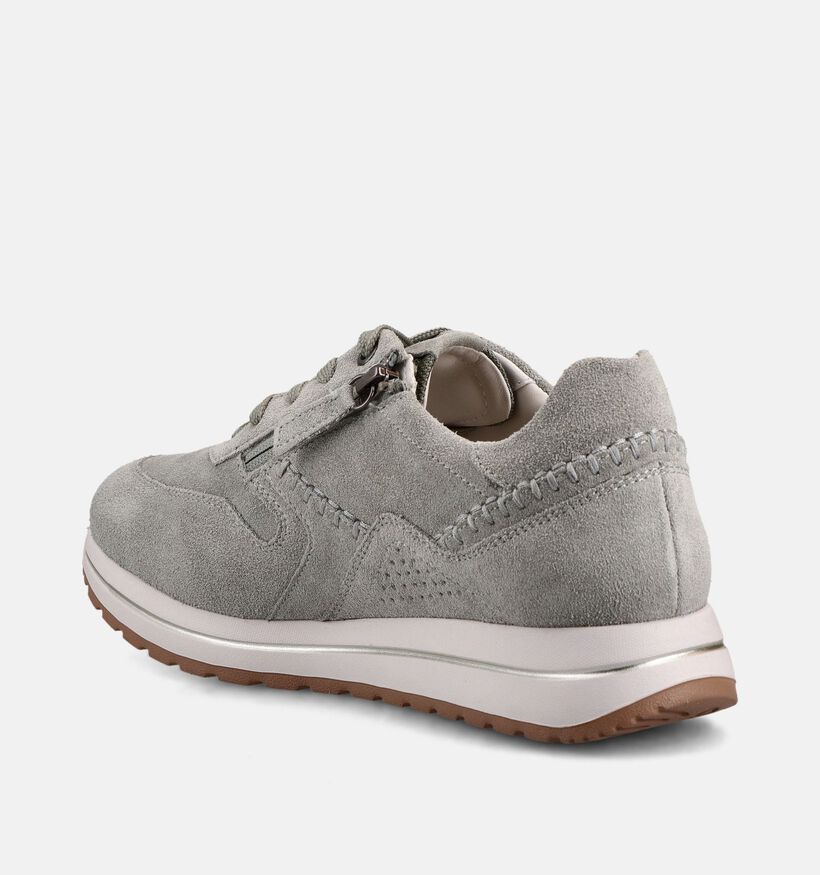 Gabor Lichtgroene Sneakers voor dames (368361) - geschikt voor steunzolen