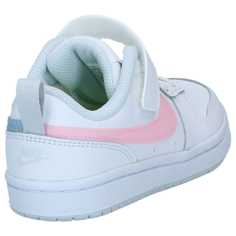 Nike Court Borough Low Witte Sneakers voor jongens, meisjes (302140)