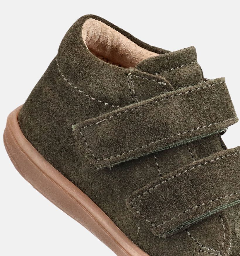 Milo & Mila Baskets montantes en Vert fonc&eacute; pour filles, gar&ccedil;ons (380787) - pour semelles orthop&eacute;diques