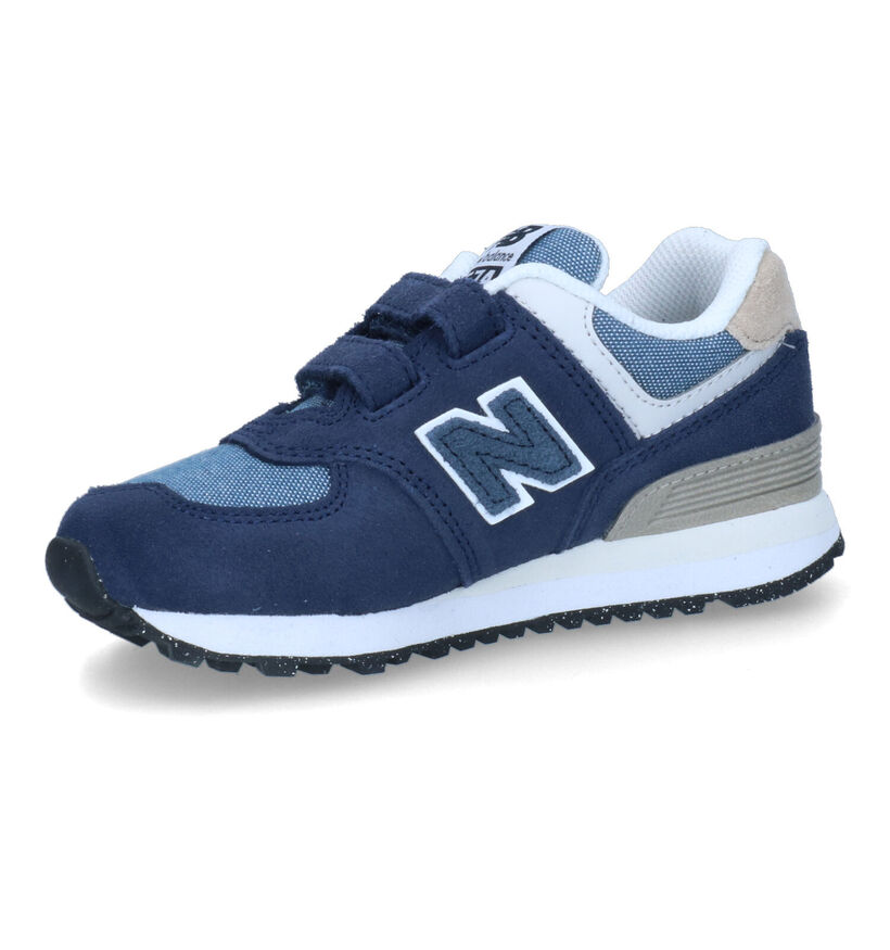 New Balance PV574 Baskets en Vert pour garçons (319260) - pour semelles orthopédiques