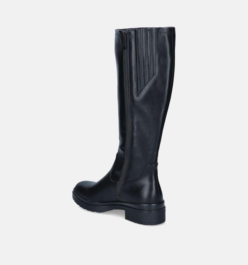 Tamaris Bottes hautes en Noir pour femmes (346620)