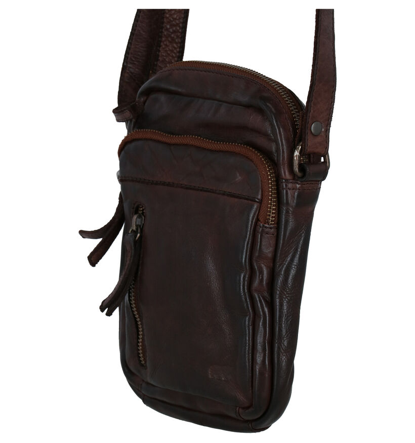 Bear Design Sac à bandoulière en Brun pour hommes (342776)