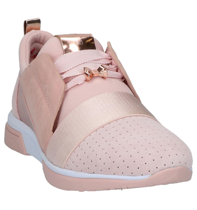Roze Sneakers Ted Baker Cepa in leer (209131)
