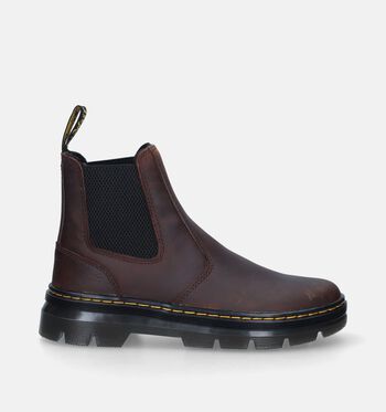 Dr. Martens Boots Zwart/Gaucho Crazy Horse/Bruin/Grijs