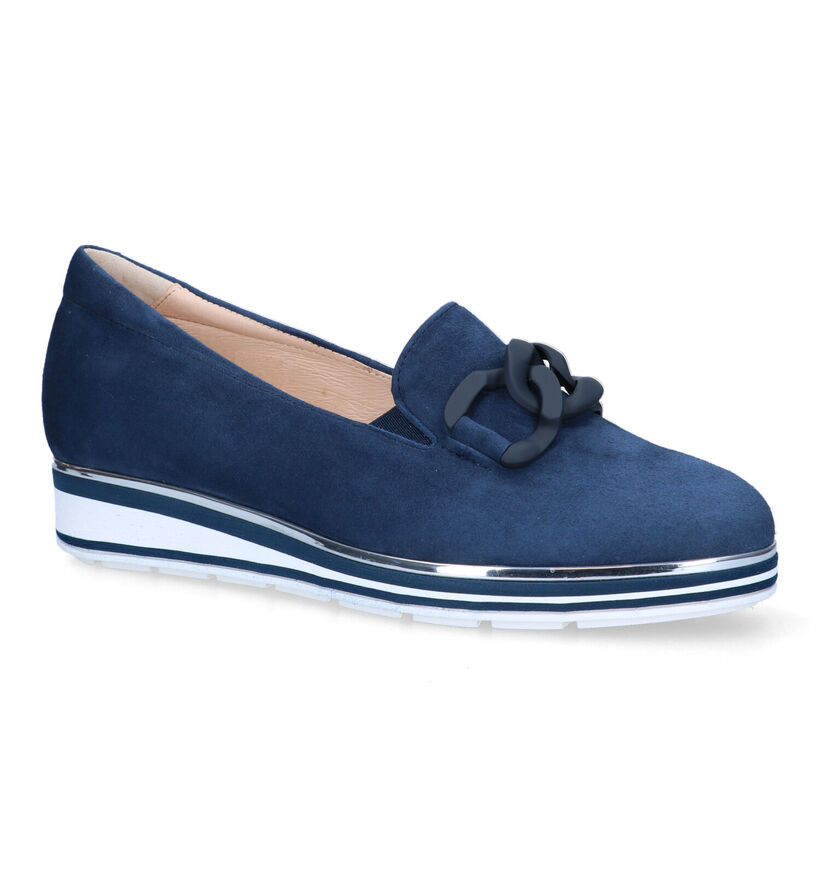 Softwaves Chaussures à enfiler en Bleu en daim (325077)