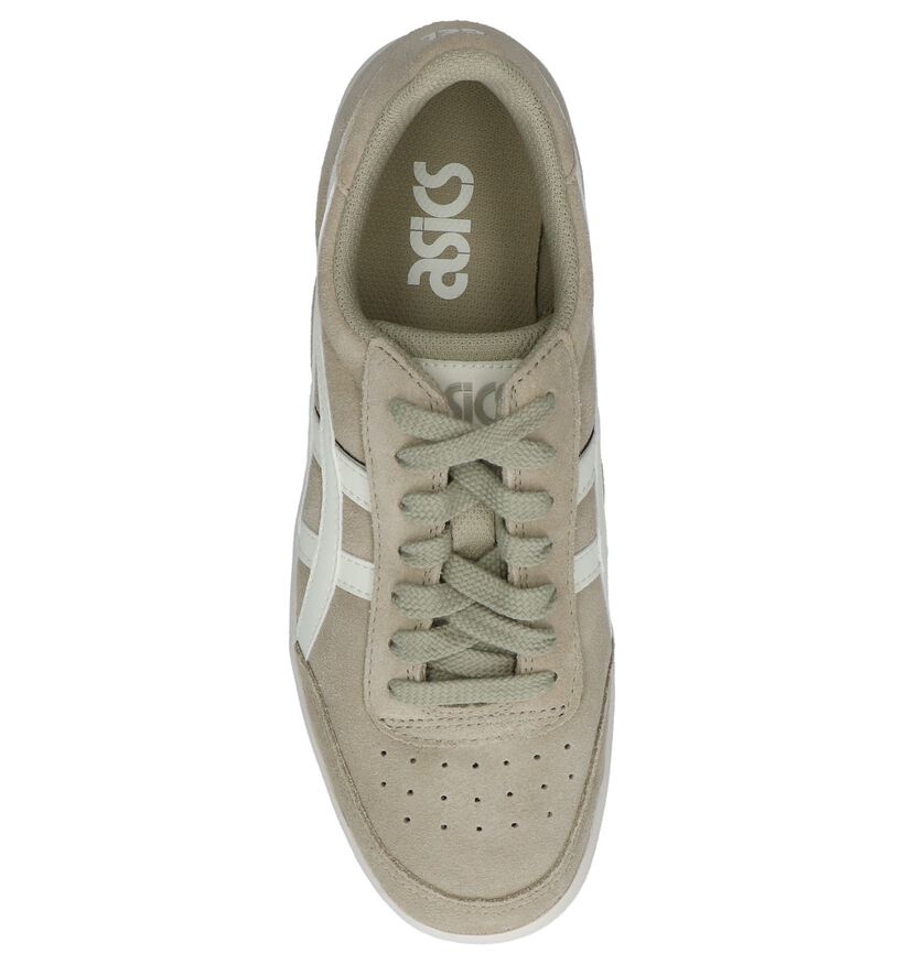 Asics Baskets basses en Beige foncé en daim (238281)