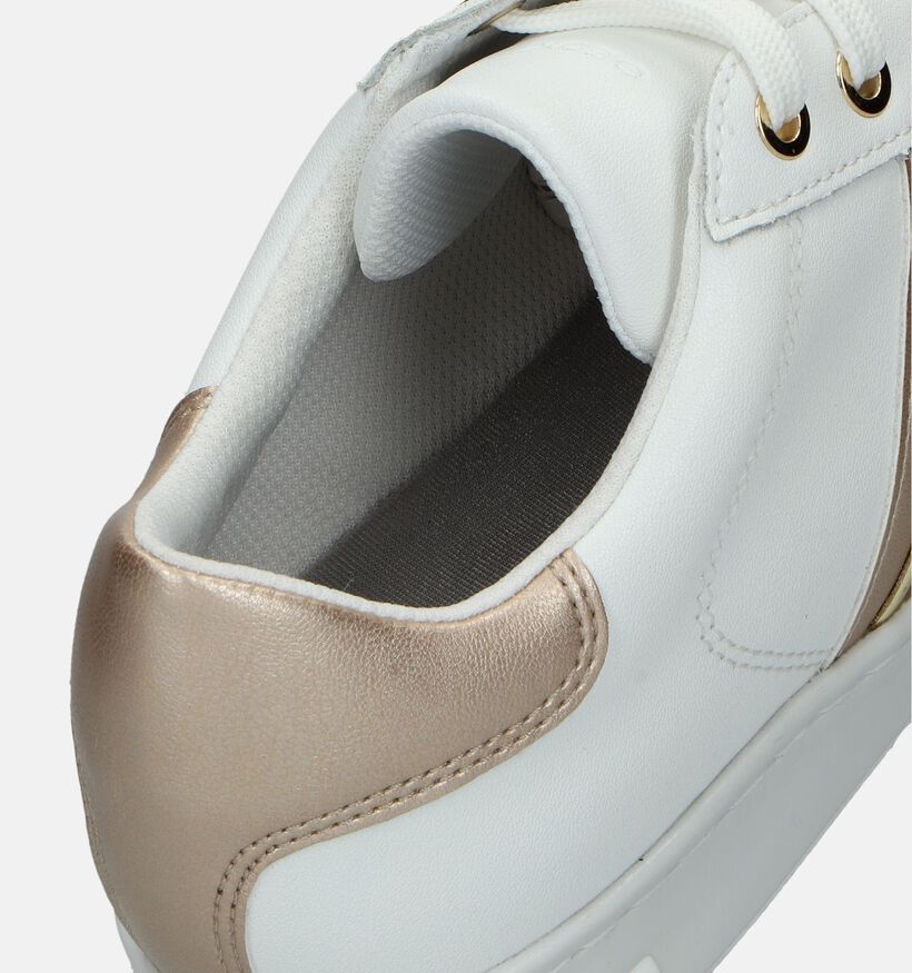 Geox Jaysen Witte Sneakers voor dames (335650) - geschikt voor steunzolen