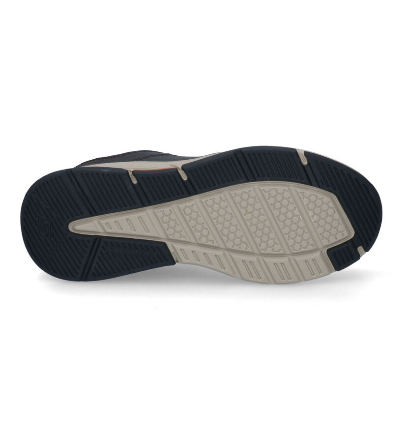 Skechers Benago Treno Chaussures à lacets en Brun en cuir (319174)