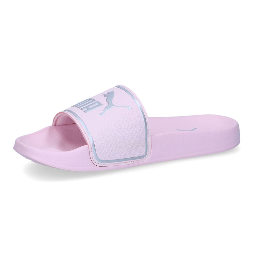 Puma Leadcat Claquettes de picine en Rose pour filles (318772)