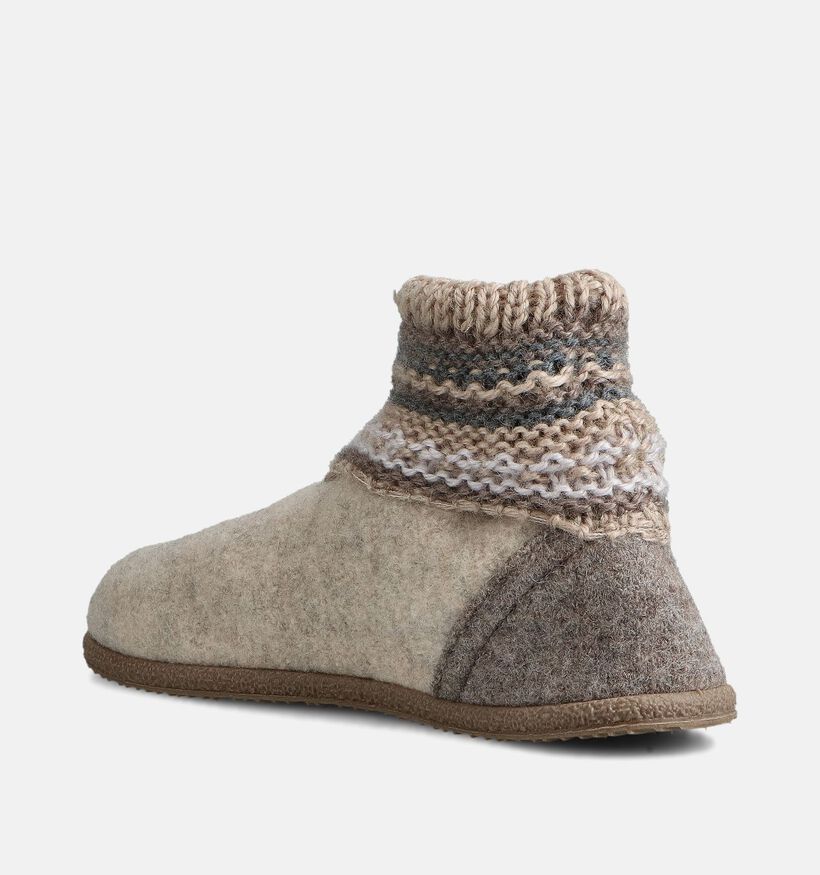 Giesswein Pantoufles fermées en Écru Giesswein Pantoufles fermées en Écru pour femmes (370236)