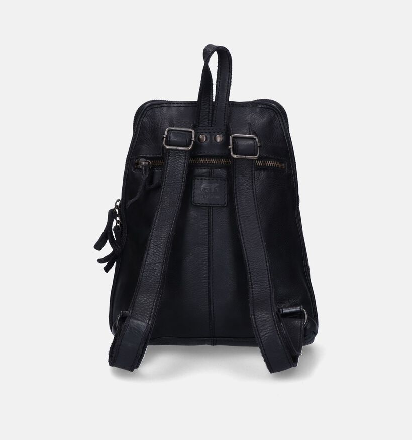 Bear Design Sac à dos en noir pour femmes (342798)