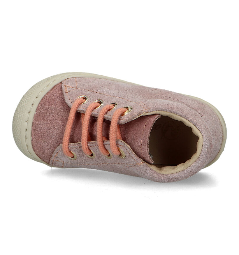 Naturino Cocoon Suede Chaussures pour bébé en Orange pour filles (339387)