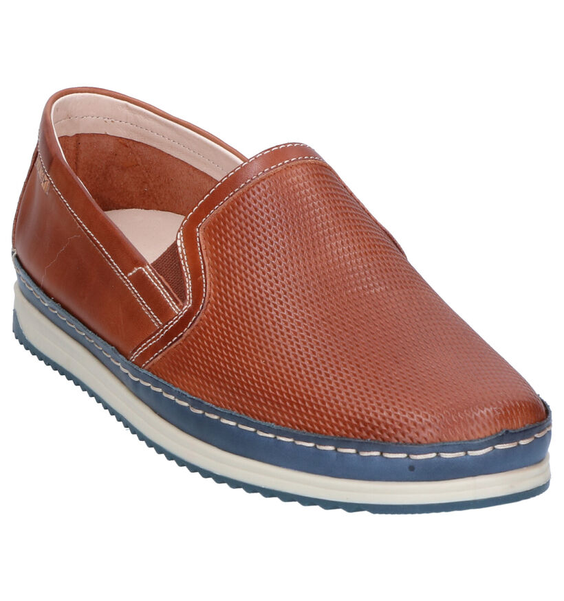 Pikolinos Motril Chaussures slip-on en Cognac en cuir (272422)