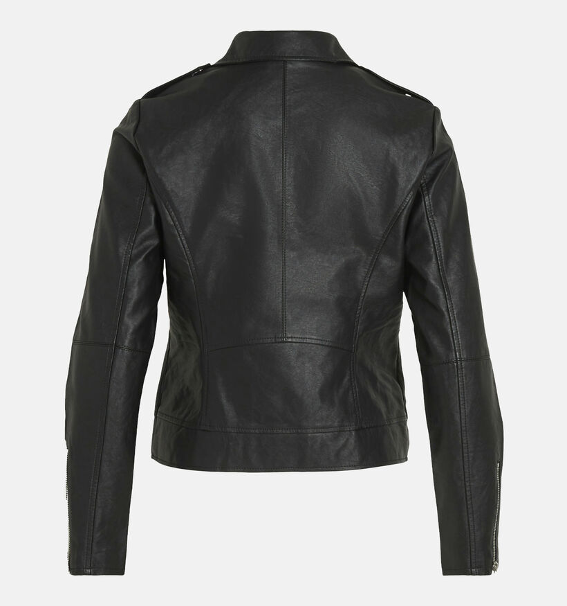 Vila Vicara Coated Jacket Manteaux courts en Noir pour femmes (361367)