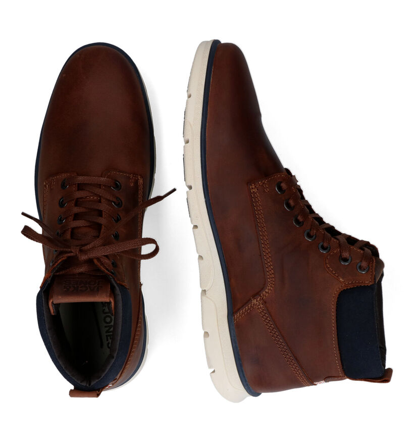 Jack & Jones Tubar Chaussures hautes en Marron pour hommes (318438) - pour semelles orthopédiques