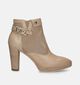 NeroGiardini Bottines à talons en Taupe pour femmes (339522)