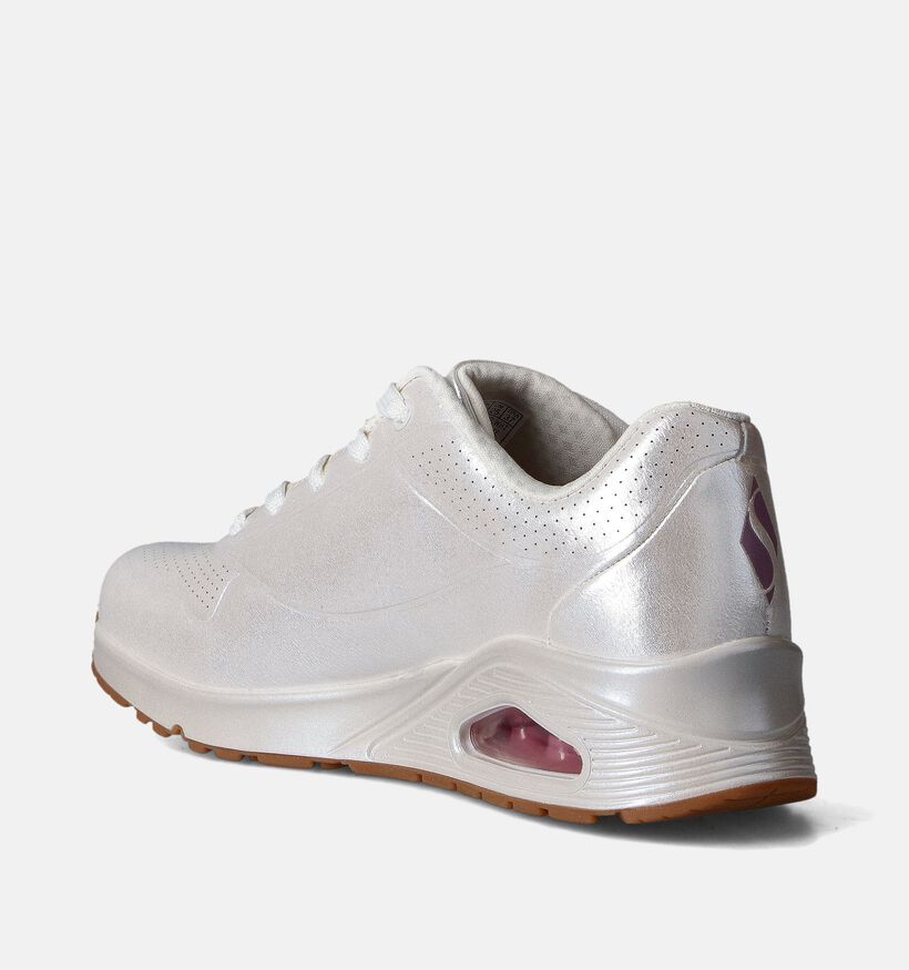 Skechers Uno Pearl Queen Baskets en Blanc pour femmes (352256) - pour semelles orthopédiques