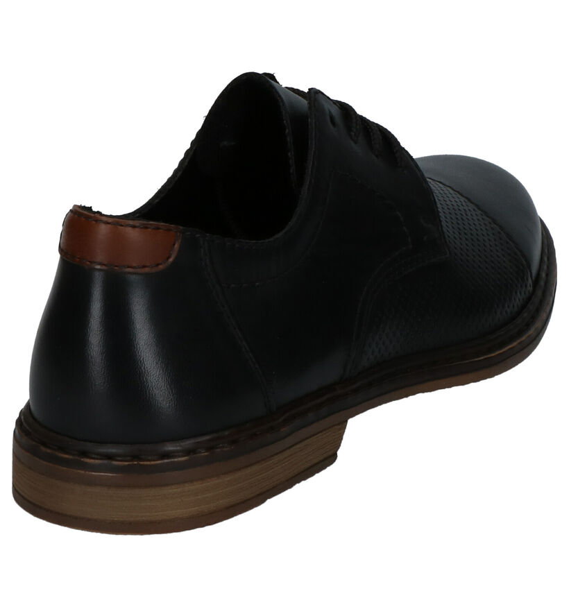 Rieker Chaussures habillées en Noir en cuir (273575)