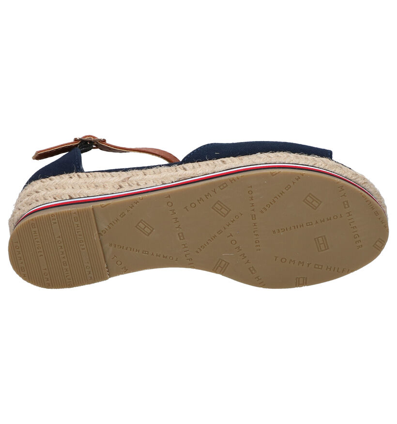 Tommy Hilifger Donkerblauwe Sandalen in stof (266575)