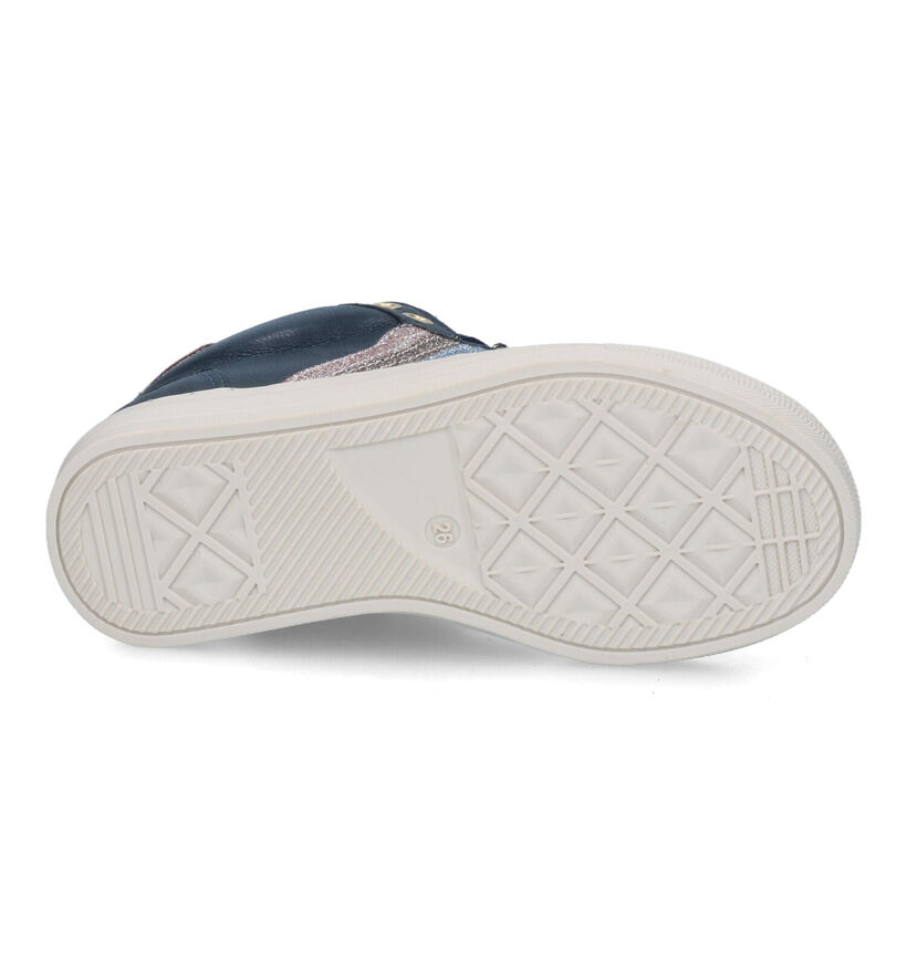 Little David Paris Chaussures hautes en Bleu pour filles (316154) - pour semelles orthop&eacute;diques