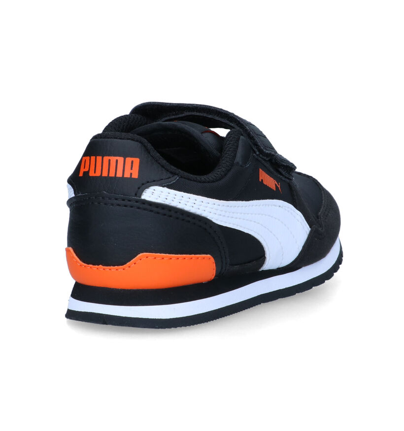 Puma St Runner Baskets en Noir pour filles, garçons (318755) - pour semelles orthopédiques