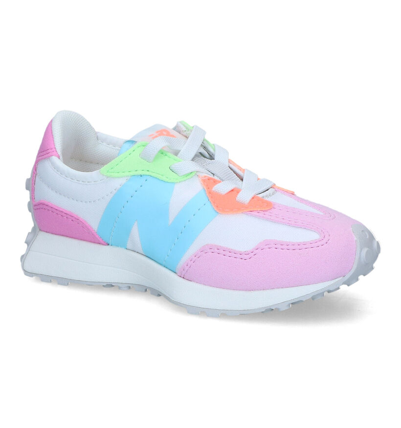 New Balance 327 Baskets en Rose pour filles (319332)