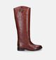 Bronx Fe-Lise Cognac Lange laarzen voor dames (357432)