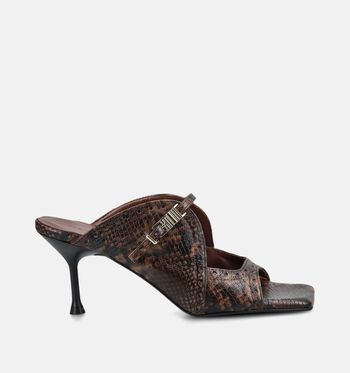 March23 Slippers Bruin/Groen