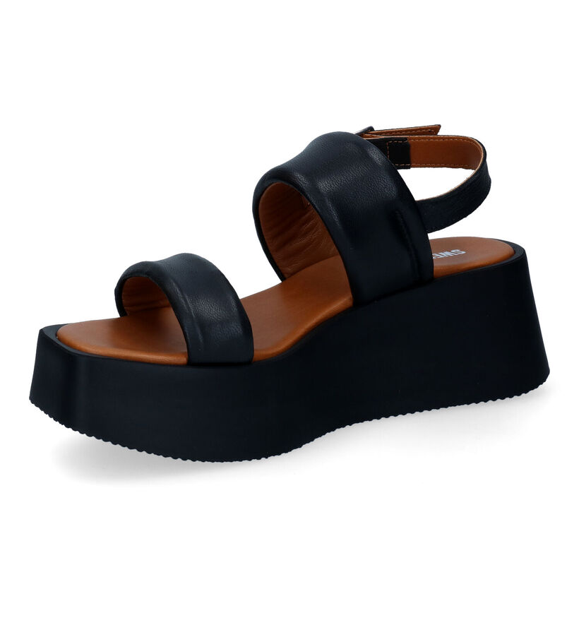 Sweet Lemon Loreni Sandales en Noir en cuir (308832)